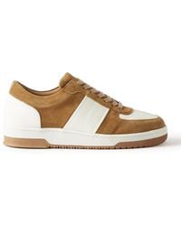 MR P. - Atticus Suede And Full-Grain Leather Sneakers - Lyst