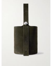 Loewe - Large Pebble Suede Bucket Bag - Lyst