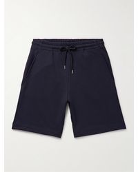 Dries Van Noten - Straight-leg Cotton-jersey Drawstring Shorts - Lyst