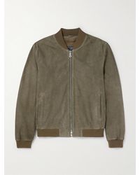 MR P. - Suede Bomber Jacket - Lyst