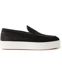 Christian Louboutin - Paqueboat Leather Trainers 7. - Lyst