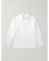 Loewe - Hemd aus Baumwoll-Twill mit "Anagram"-Logomuster - Lyst