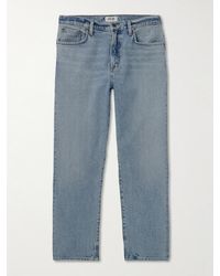 Agolde - Curtis Slim-Fit Straight-Leg Distressed Jeans - Lyst