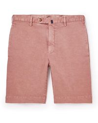 Incotex - Straight-leg Cotton-blend Twill Shorts - Lyst
