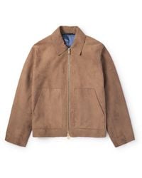 Paul Smith - Suede Bomber Jacket - Lyst
