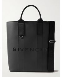 Givenchy - G-Essentials Tote aus beschichtetem Canvas mit Logoprint und Lederbesätzen - Lyst