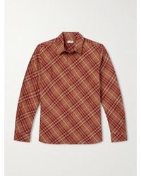 Burberry - Robert Checked Cotton Shirt - Lyst