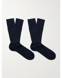 FALKE - Finest Two-Pack Ribbed Cashmere-Blend Socks - Lyst