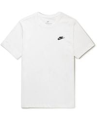 Nike - Logo-print Cotton-jersey T-shirt - Lyst