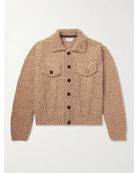 Dries Van Noten - Cotton-blend Fleece Jacket - Lyst