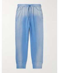 Loewe - Tapered Tie-dyed Cotton-jersey Sweatpants - Lyst