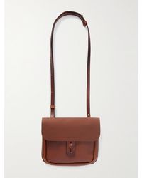 Bleu De Chauffe - Cartouche Cartridge Full-Grain Leather Messenger Bag - Lyst