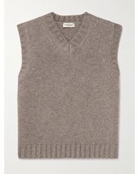 FRAME - Yak And Merino Wool-blend Sweater Vest - Lyst