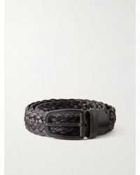 ZEGNA - 3.2cm Braided Leather Belt - Lyst