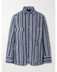 Kapital - Cactus Striped Cotton-kasuri Jacket - Lyst