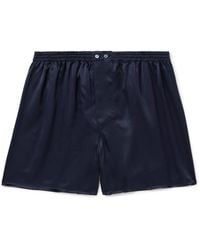 Zimmerli of Switzerland - Silk-satin Boxer Shorts - Lyst