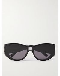 Givenchy - Round-frame Acetate And Silver-tone Sunglasses - Lyst