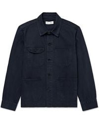 Alex Mill - Garment-dyed Recycled-denim Jacket - Lyst
