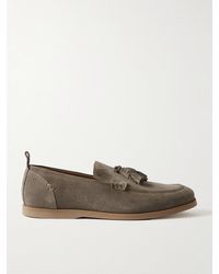 MR P. - Leo Tasselled Suede Loafers - Lyst