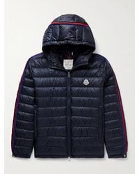 Moncler - Agout Striped Quilted Shell Down Jacket - Lyst