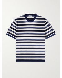MR P. - Striped Merino Wool T-shirt - Lyst