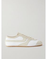 Dries Van Noten - Sneakers aus Leder mit Velourslederbesatz - Lyst