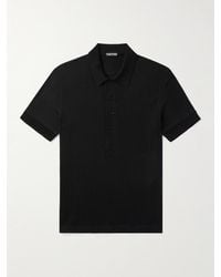 Tom Ford - Polo slim-fit in maglia a coste - Lyst
