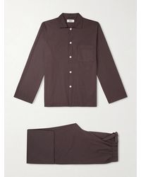 Tekla - Organic Cotton-poplin Pyjamas - Lyst