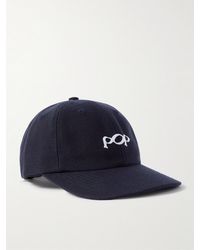 Pop Trading Co. - Bob Logo-embroidered Cotton-twill Baseball Cap - Lyst