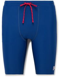 District Vision - Tomtom Speed Tight Stretch Recycled-jersey Shorts - Lyst