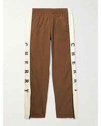 CHERRY LA - Straight-Leg Logo-Print Recycled-Shell Track Pants - Lyst