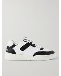 Celine - Ct-07 Rubber-trimmed Leather Sneakers - Lyst