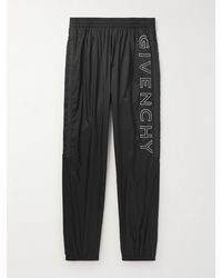 Givenchy - Tapered Logo-Print Shell Track Pants - Lyst