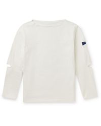 Kapital - Logo-Appliquéd Cut-Out Printed Cotton-Jersey T-Shirt - Lyst