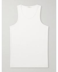 Lemaire - Cotton-Jersey Tank Top - Lyst