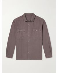 Rick Owens - Jumbo Cotton-Twill Shirt - Lyst