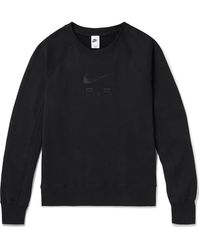 Nike Air Logo Sweatshirt in Gray for Men | Lyst