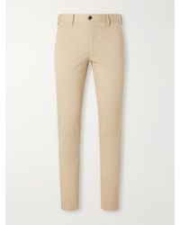 Slowear - Straight-leg Cotton-blend Twill Trousers - Lyst