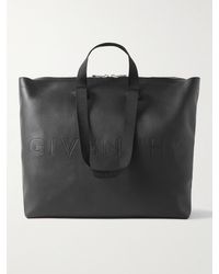 Givenchy - G-shopper Xl Logo-embossed Leather Tote Bag - Lyst