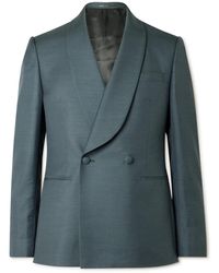 MR P. - Slim-fit Double-breasted Shawl-lapel Wool - Lyst