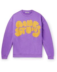 Acne Studios - Oversized Logo-embroidered Organic Cotton-jersey Sweatshirt - Lyst