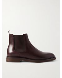 Brunello Cucinelli - Leather Chelsea Boots - Lyst