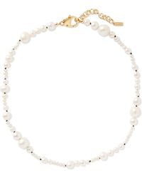 Eliou - Micah Gold-plated Pearl Necklace - Lyst