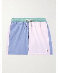 Polo Ralph Lauren - Shorts Da Mare Medi A Gamba Dritta - Lyst