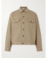 A.PRESSE - Silk And Cotton-Blend Piqué Jacket - Lyst