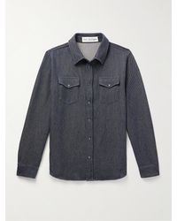 God's True Cashmere - Cashmere And Cotton-Blend Flannel Shirt - Lyst