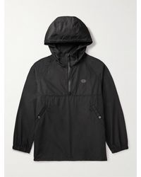 Snow Peak - Cotton-blend Shell Half-zip Hooded Jacket - Lyst
