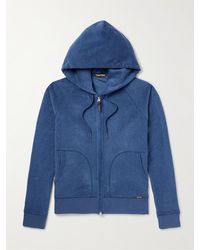 Tom Ford - Cotton-terry Zip-up Hoodie - Lyst