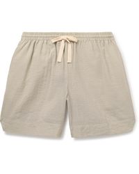 LE17SEPTEMBRE - Novis Wide-leg Crinkled-shell Drawstring Shorts - Lyst