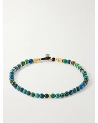 Mikia - Circle 4-Plated Sterling Sapphire Beaded Bracelet - Lyst
